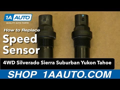 How to Replace Vehicle Speed Sensor 00-10 Chevy Suburban