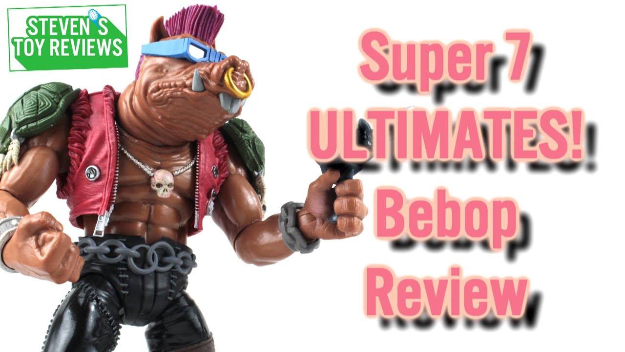 Super7 Teenage Mutant Ninja Turtles Ultimates Bebop Review - YouTube
