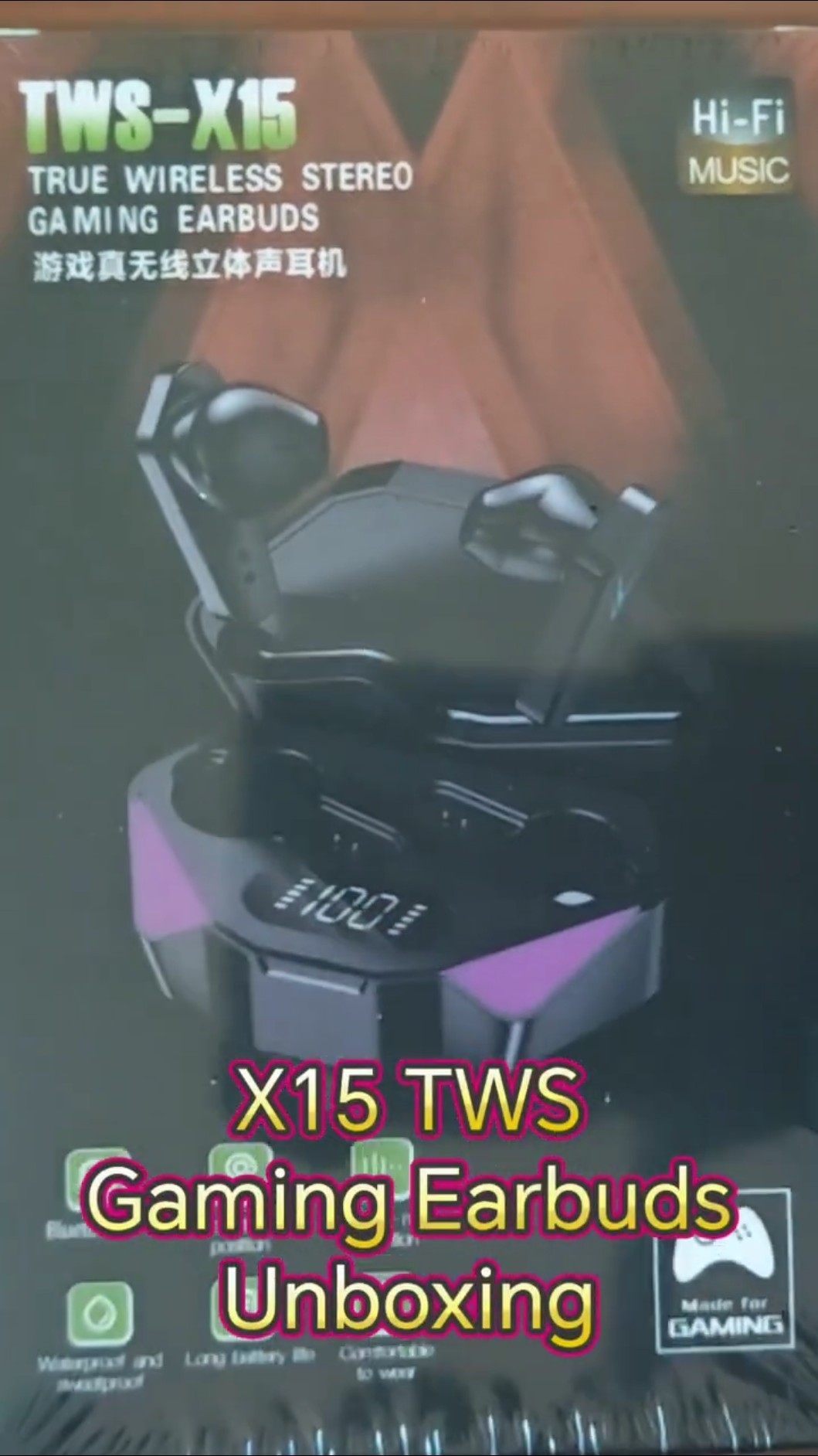 X15 TWS Gaming Earbuds – First Look & Unboxing 🎮 - YouTube