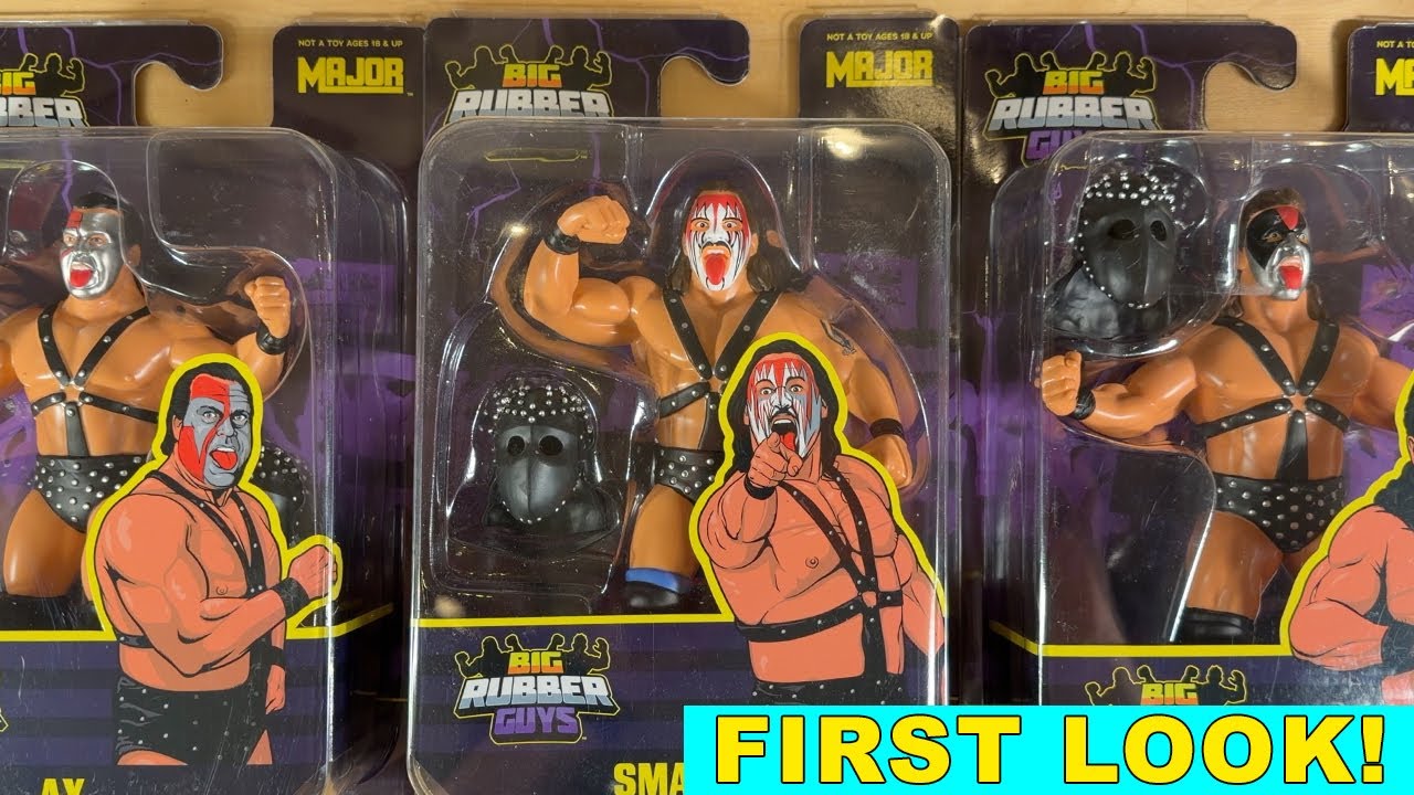 Big Rubber Guys Demolition Ax Smash Crush Brian Adams Unboxing‬