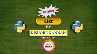 Python List - python course in chennai #kaashivinfotech #kaashivreviews #python #kaashiv