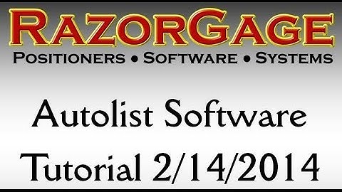 AutoList: A Complete Tutorial