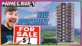 Modern Apartment Build Tutorial  | MINECRAFT | @MrBeast | MrBeast screenshot 5