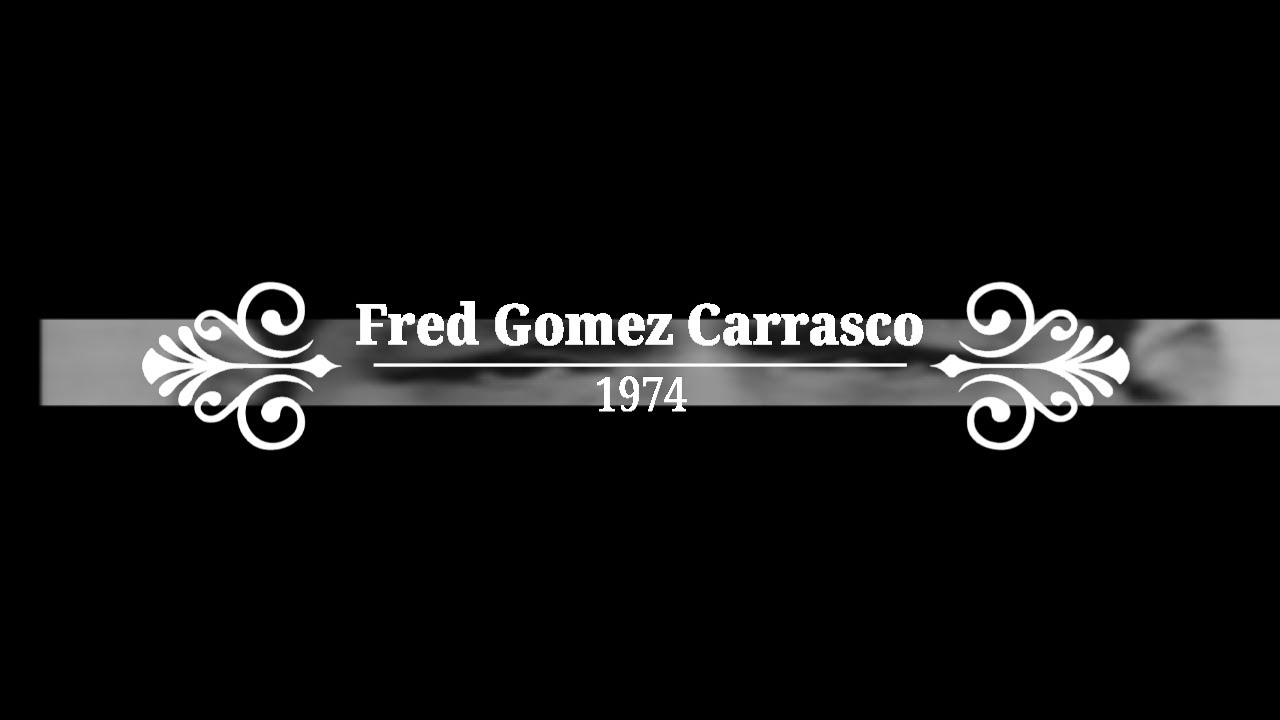 Fred Gomez Carrasco "WHY I DID IT"Fred Carrasco1974 Huntsville