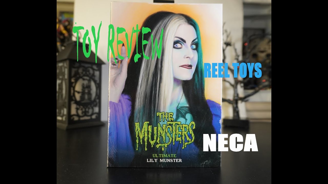 NEW NECA THE MUNSTERS ULTIMATE LILY MUNSTER " SHERI MOON ZOMBIE " UNBOXING AND REVIEW . 