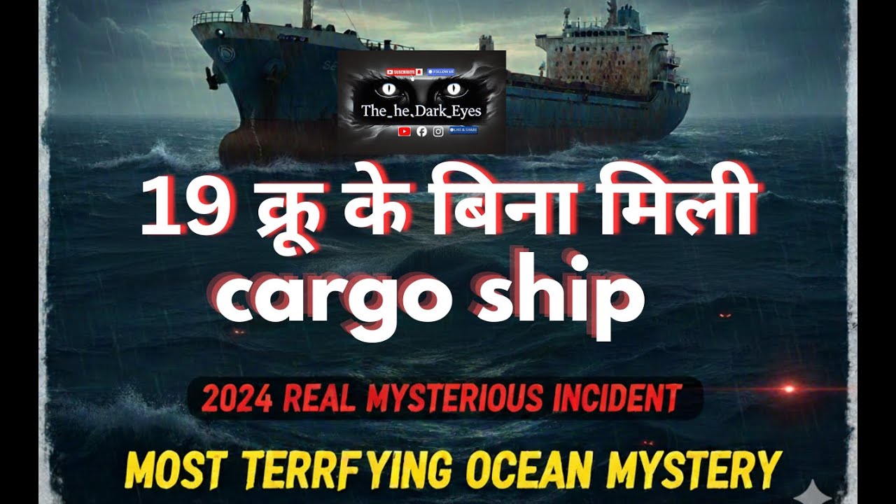 Crew Ke Bina Mili Cargo Ship | 2024 Real Mysterious Incident |