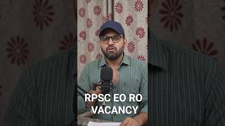 RPSC EO RO VACANCY, MK CHATURVEDI OFFICIAL, MK CHATURVEDI SIR