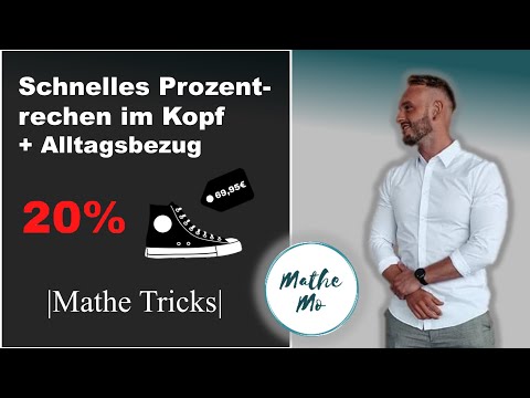 Schnelle Prozentrechnung im Kopf! + Beispiel im Alltag | MEGA TIPP | by MatheMo