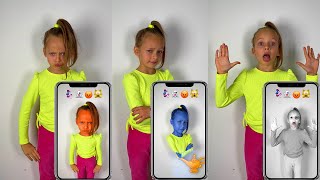 Emoji Challenge - Tutorial Cartoon characters | #shorts by Anna Kova