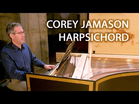 Corey Jamason, harpsichord • ABS Artist Profile • Bach: Capriccio in B flat Major • 4K