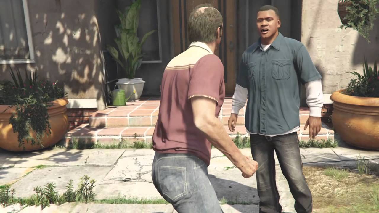 Grand Theft Auto V | Franklin Laughs At Trevor! - YouTube