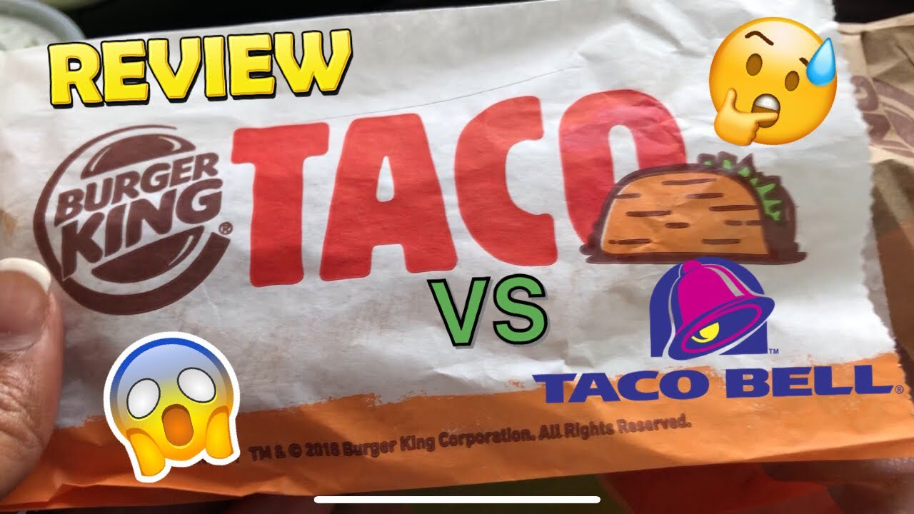 Burger King Crispy Taco vs Taco Bell’s Crunchy Taco MUKBANG - YouTube