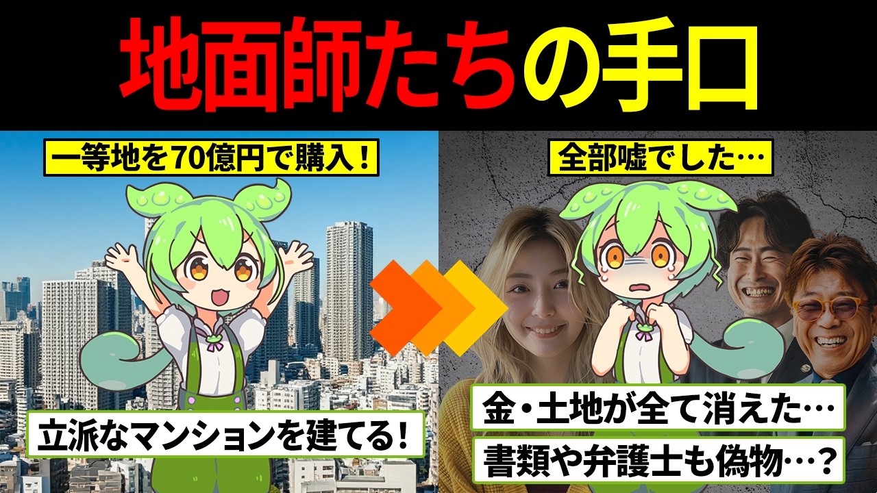 地面師に騙されたずんだもんの末路