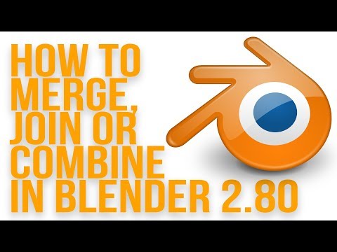 How to merge join or combine in Blender