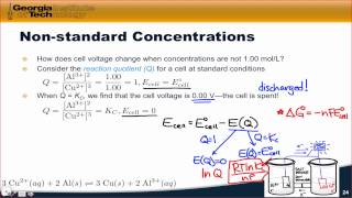 16.06 The Nernst Equation