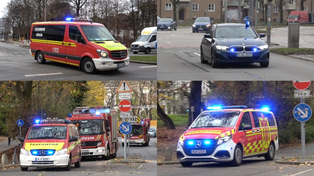 [Dekon-Assistent, D-Dienst und Zivi-Pol] Einsatzfahrten Feuerwache 1 und Feuerwache 5