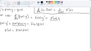 Why the Integrating Factor looks the way it does