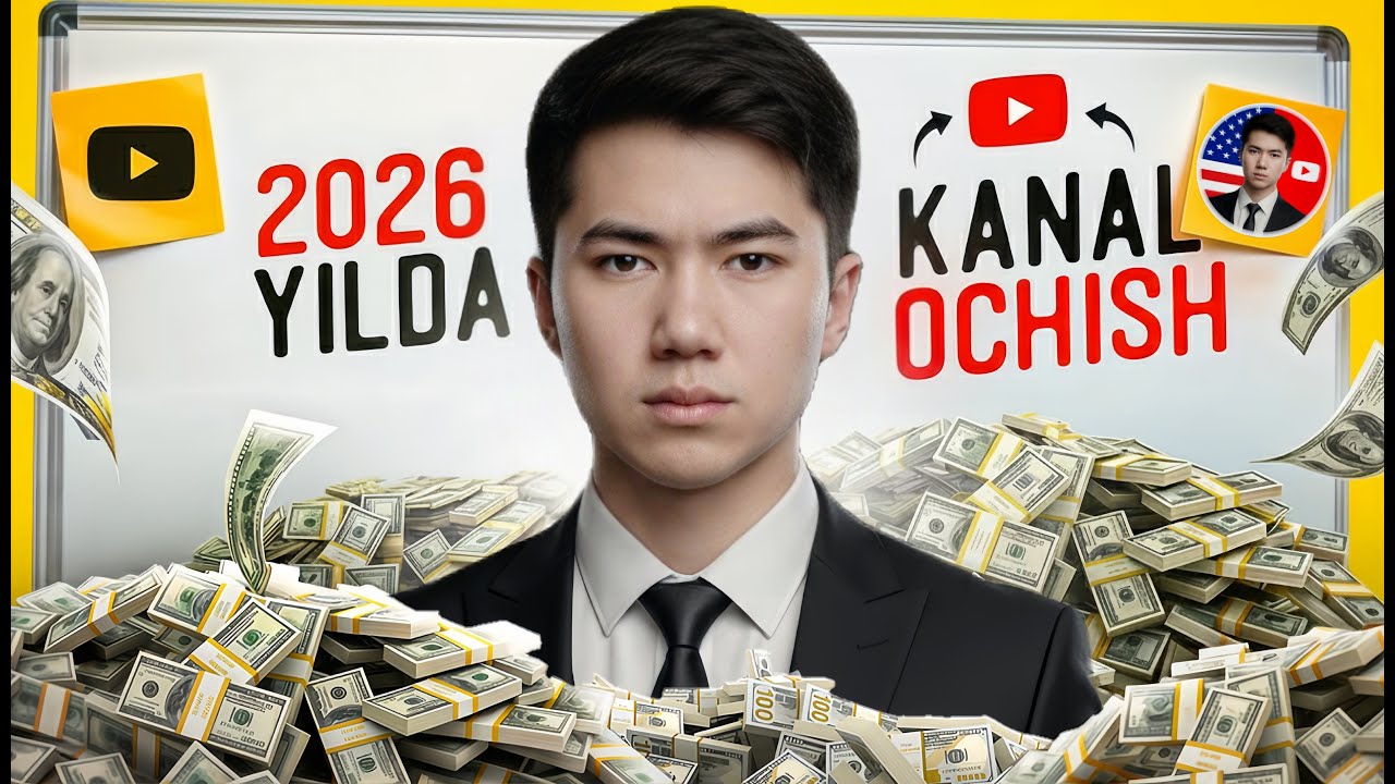 2026 YILDA YOUTUBE KANAL OCHISH | TELEFONDA