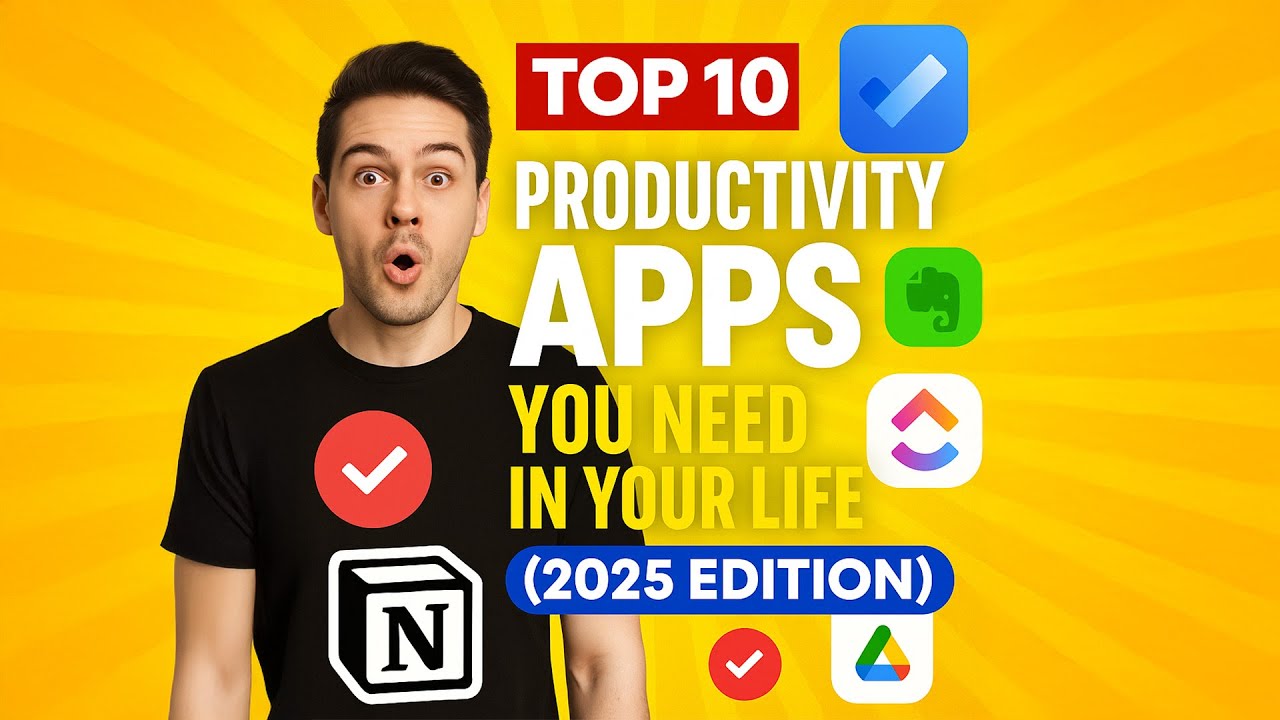 Top 10 Productivity Apps You NEED in 2025 to Crush Your Goals