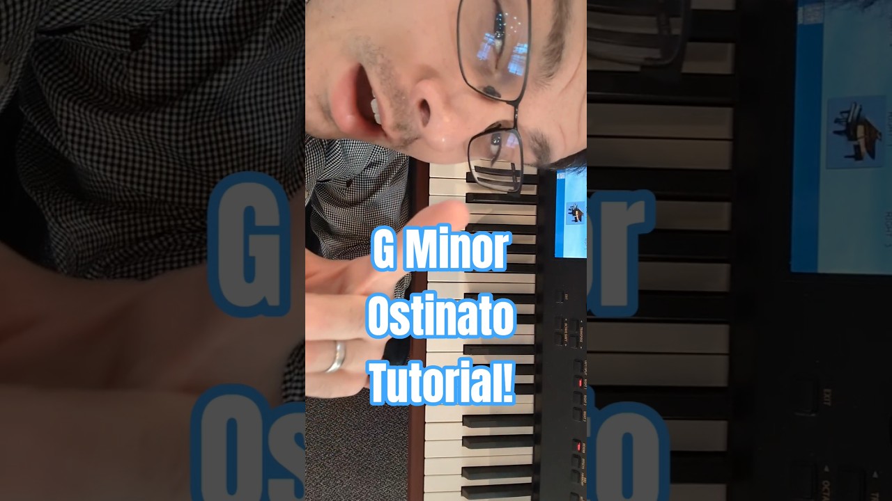 Вот потрясающий остинато соль минор — позвольте мне вас научить! 