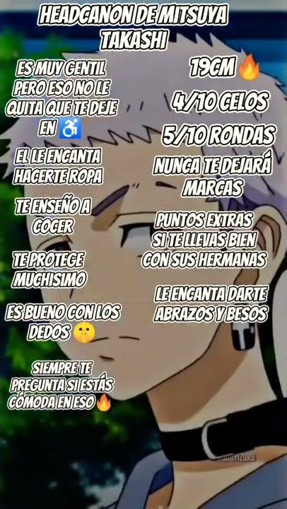 headcanon de mitsuya 🔥
