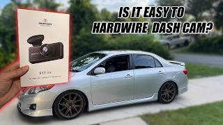 Installing a RED TIGER Dash Cam in my Corolla