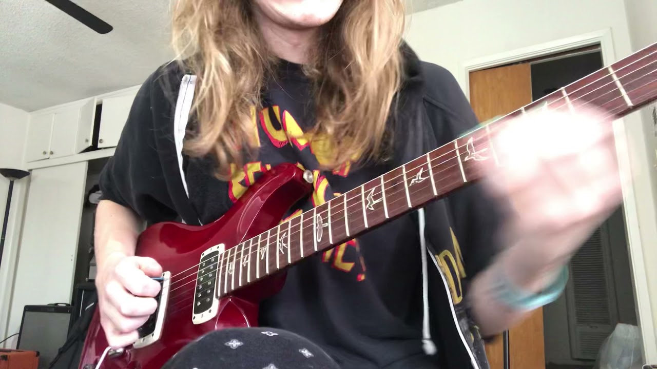 Symphony of Destruction Guitar Solo Cover Megadeth YouTube