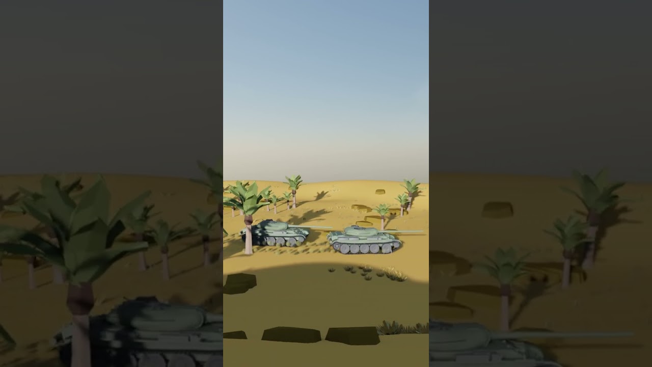 test animation tank on Blender