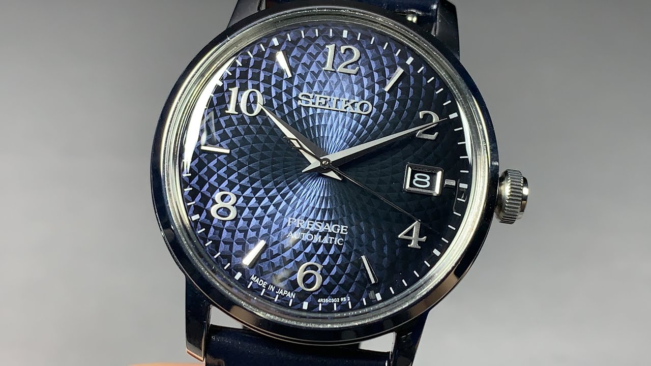 seiko presage cocktail azul