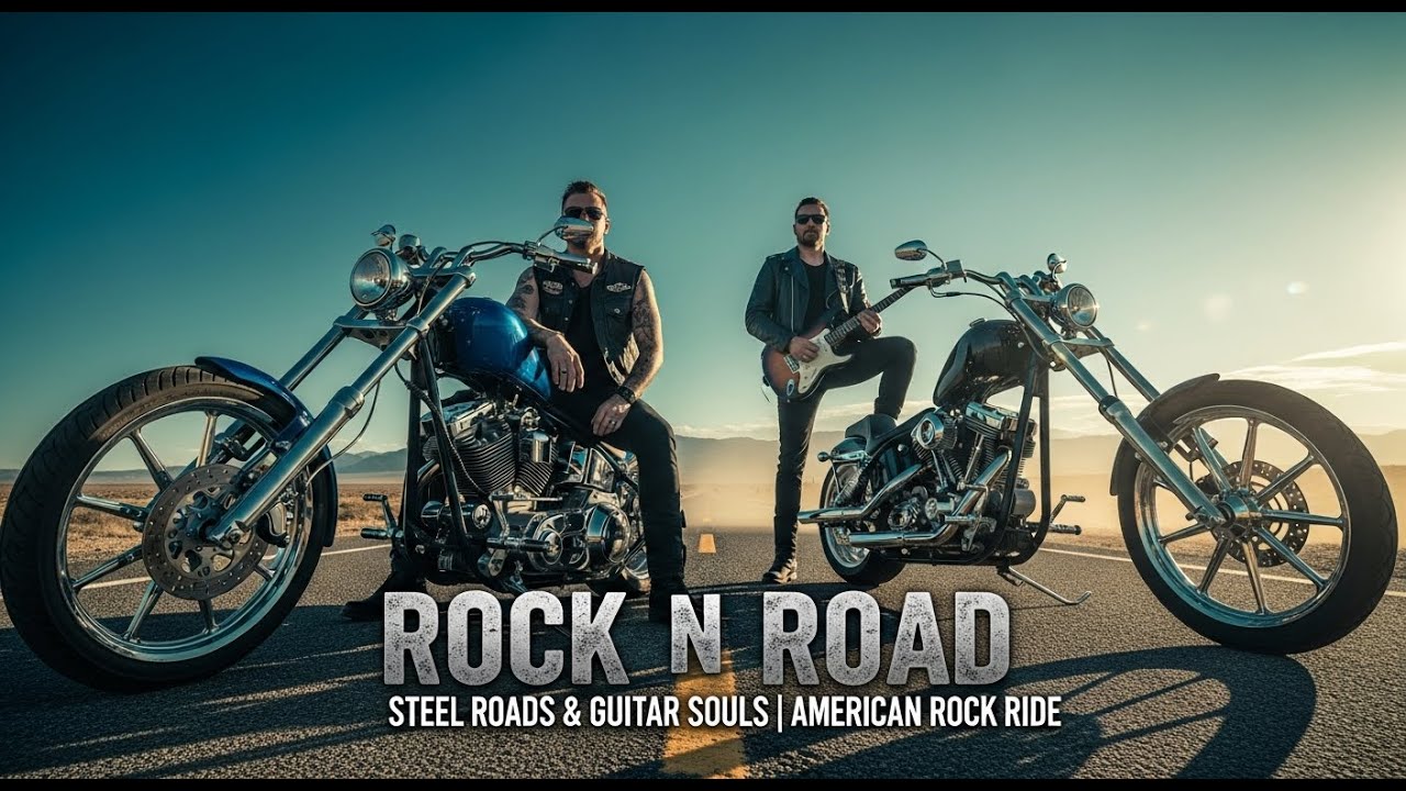 Rock N Roll Vibes 🎸 Epic Biker Music for Highway & Desert Road Trips