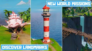 Discover Landmarks! All Different Landmark Locations! - New World Challenges Fortnite Chapter 2