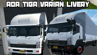 LIVERY ISUZU GIGA WINGBOX ADA TIGA VARIAN (BUSSID)