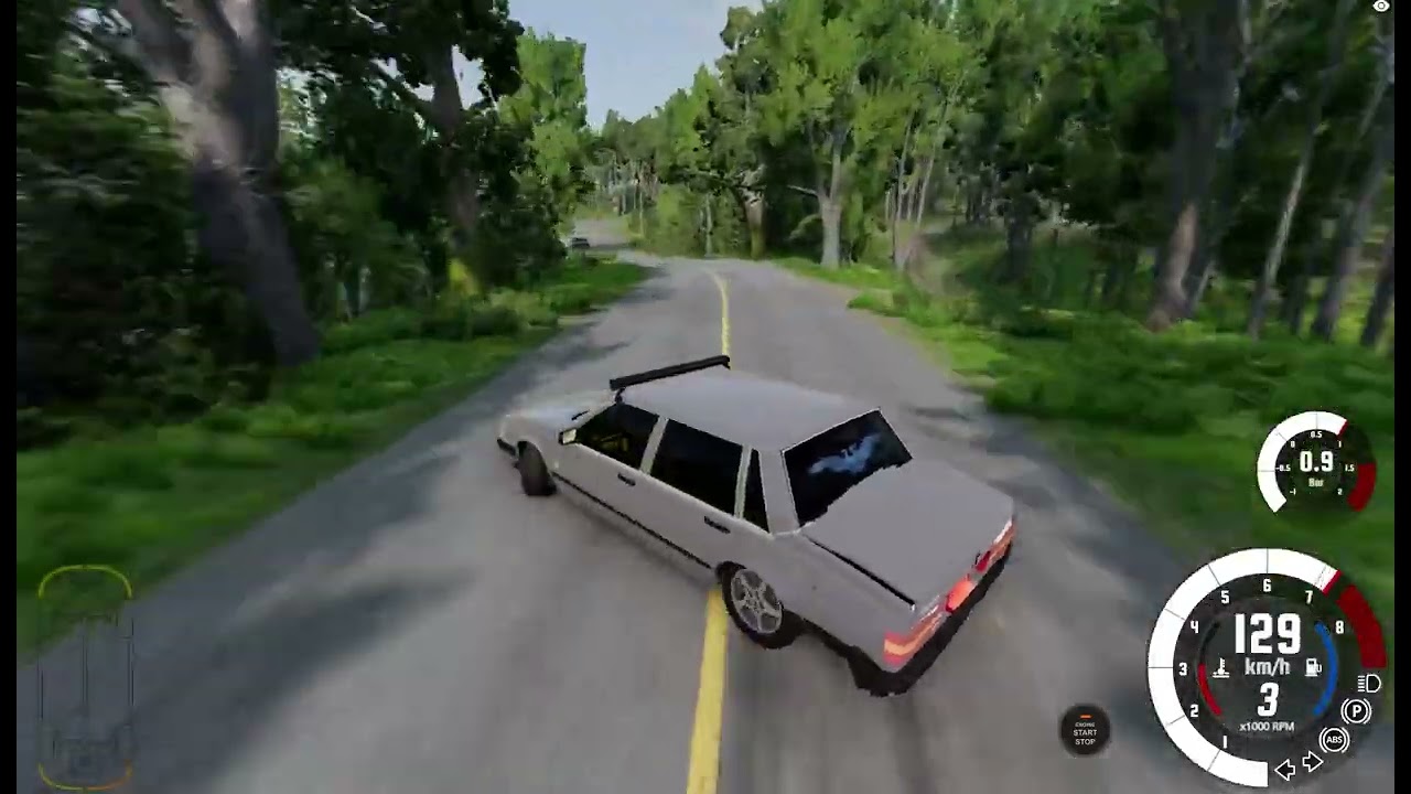 rymmer från polisen i beamng drive+trafik