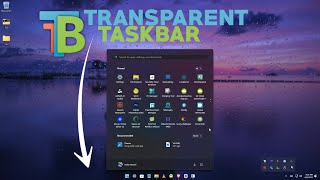 Get A Stunning Transparent Taskbar in Minutes!