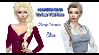 The Sims 4 CAS 👑 Disney Princess 👑 Elsa with CC (Download)