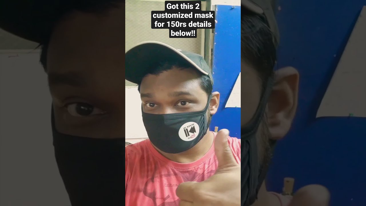 DJ KEVIN CUSTOMIZED LOGO MASK FOR 15ORS 