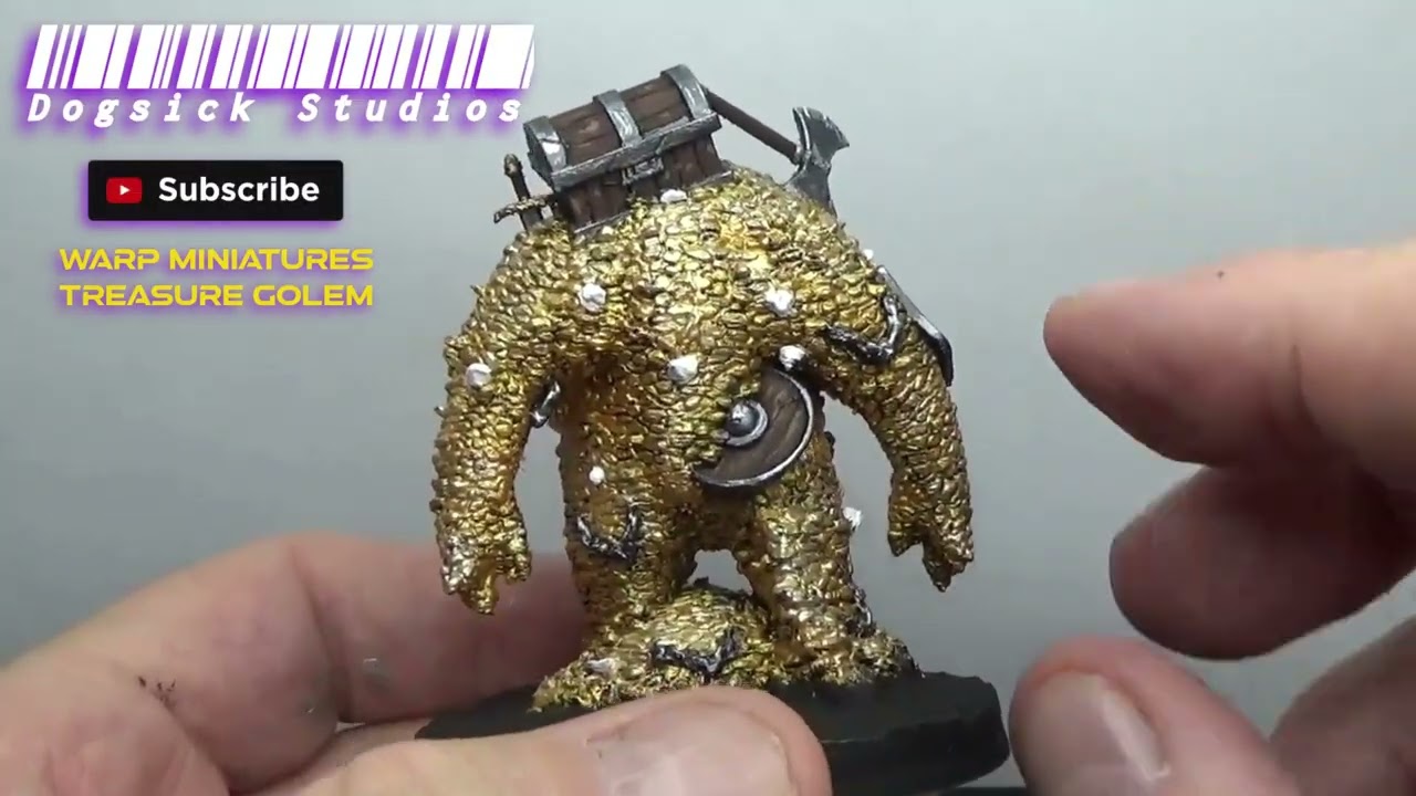 Painting Warp Miniatures Treasure Golem –Turning Bambu Lab P1P