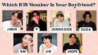 Which BTS Member Is Your Boyfriend? 💜 | Personality Quiz🔥 | @blissquizzone screenshot 3