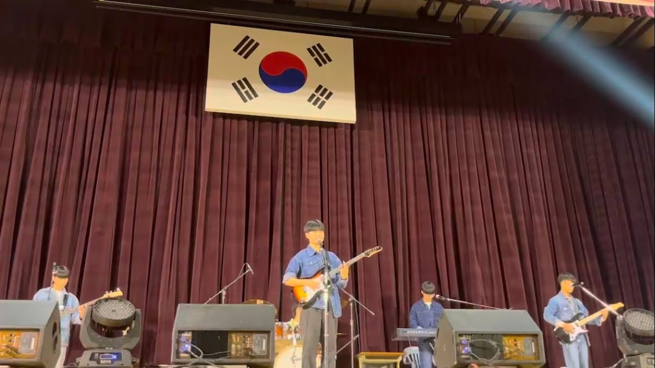 2022 안동여고 축제 찬조 공연 레전드 호응 [YB - 붉은노을] | 경안고 밴드 시나