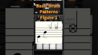 Basic Drum Pattern On Maschine | Figure 1 | #shorts