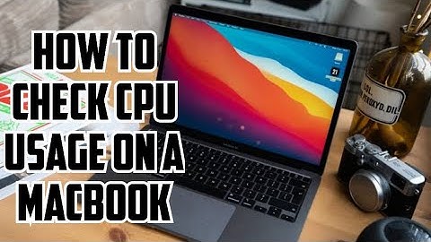 How to check CPU Usage on A Mac