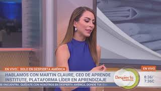 Entrevista Martín Claure, CEO de Aprende Institute | Despierta América | Univisión