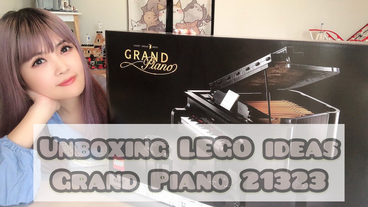 Unboxing LEGO 18+ Grand Piano Set 21323【中文字幕】樂高鋼琴組合