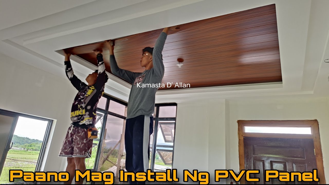 Paano Mag Install Ng PVC Panel sa Basic Na Paraan - YouTube
