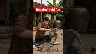 This old fan just came back to life #restoration #diy #satisfying #shots