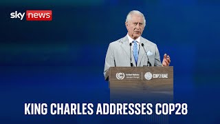 King Charles delivers address at opening ceremony of COP28 Summit in UAE