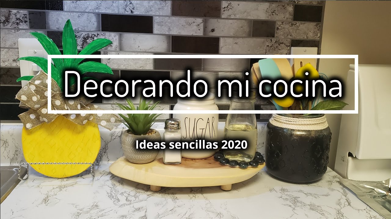como decorar una cocina pequeña tonos amarillos y limones🍋🍋 - YouTube