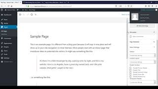 Part 6 - WordPress Tutorial - How to Add Pages  and more about Pages