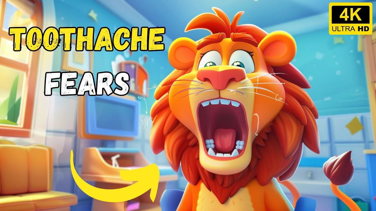Lion's Toothache 🦁 Brave Journey To The Dentist 🦷 Cartoons For Kids Storytime 📖📚