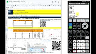 M3S11 Corelation Cofficient using TI 84